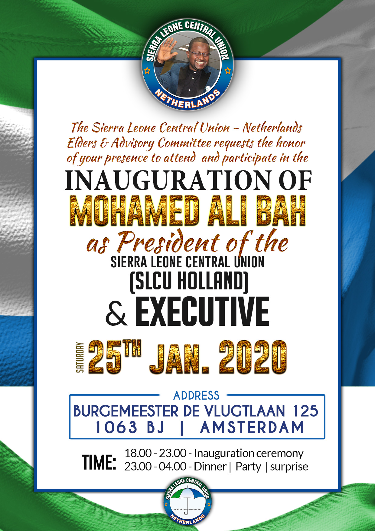 inauguration invitation